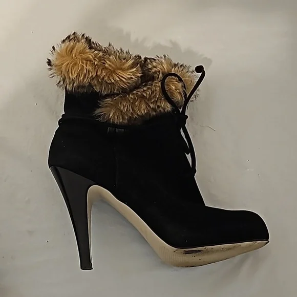 Nine West Black Suede Bootie - Picture 4 of 4